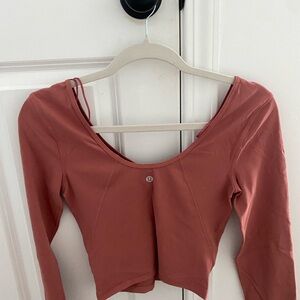 lululemon athletica Dusty Rose Long Sleeve Top
